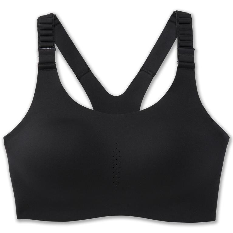 Brooks Dare Racerback 2.0 NZ - Women's Sports Running Bra - Black (95867-QABR)